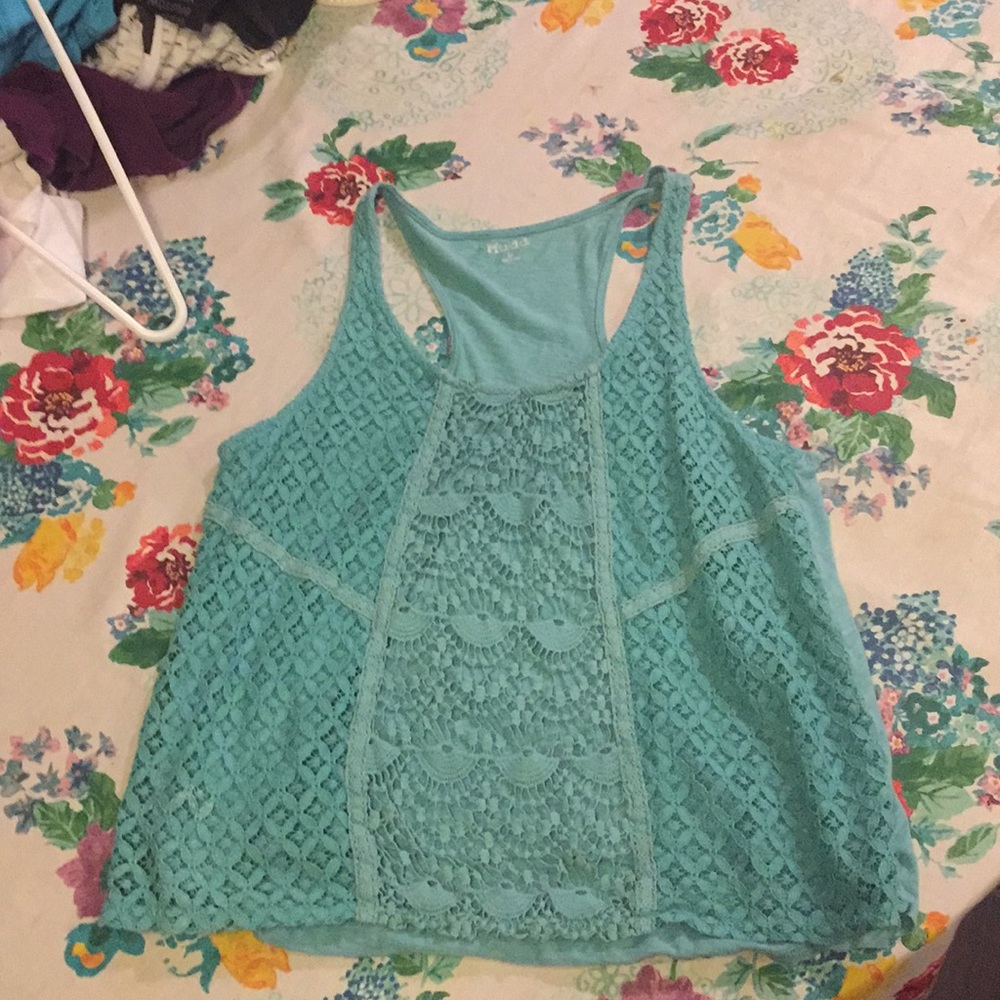 😎Cute summer lace top 💙